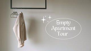 Empty Apartment Tour | 1 bed, 1 bath + den  