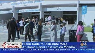 Miami-Dade Giving Out At-Home COVID Rapid Test Kits At Public Libraries