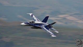 STUNNING CANADIAN CF-18 HORNET  in the Mach-Loop !!!!