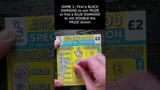 Scratchin' Shorts #98 - £2 Special Edition - Top Prizes of £250,000 - National Lottery Scratchcard