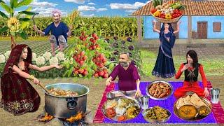 Khet Me Sasural Village Style Cooking Farm Street Food Hindi Kahani Hindi Moral Stories Comedy Video