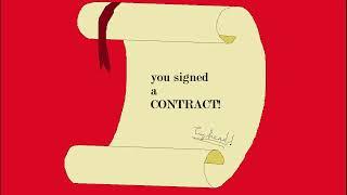 You signed a contract but with my drawings