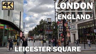 LONDON TOUR Walking Around Leicester Square England