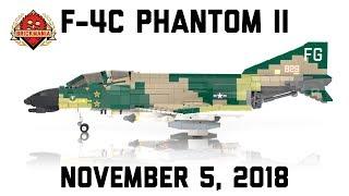 F-4C Phantom II - Supersonic Jet Interceptor - Custom Military Lego