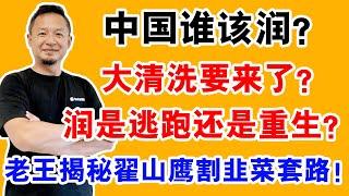 老王来了：中国谁该润？顶层底层全曝光！润出国真能逆天改命？中产要醒醒！习家军PK张又侠，谁是真正赢家？小无知挨揍真相：被忽悠的你我他出国是天堂还是衣橱里的棒槌？