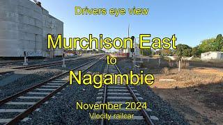 Drivers eye view, Murchison East to Nagambie, Nov 2024