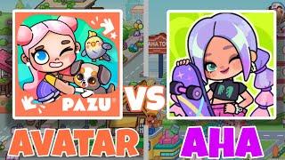 AVATAR WORLD VS AHA WORLDAha World  VS Pazu️Which is Better?