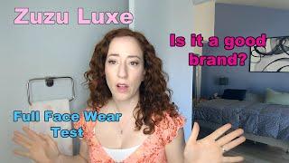 Is Zuzu Luxe Makeup Worth It? Full Face of Zuzu Luxe  Wear Test! Clean Makeup Review