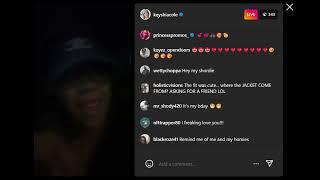 Keyshia Cole Goes LIVE!