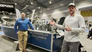 Alumaweld Columbia 25' at the Portland Boat Show