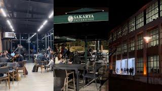 Sakarya Üniversitesi’ni Akşam Turlayalım | Saü kafe, yemekhane, Sakarya uygulamalı bilimler, tömer