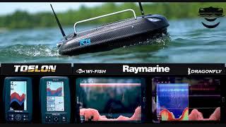 best Baitboat Fishfinder 2020: Raymarine VS Toslon: TF500, TF640, WiFish, Dragonfly I RT4 Futterboot