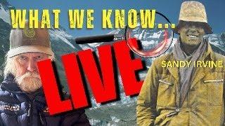 Everest Mystery LIVE: BEHIND THE DISCOVERY of Sandy Irvine on Everest