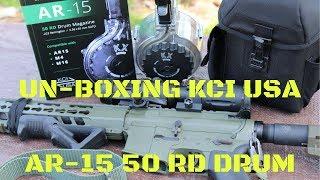 Unboxing KCI USA AR 50 RD Drum Magazine