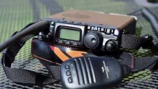 Yaesu FT817ND HF/VHF/UHF radio with Wonder Wand antenna