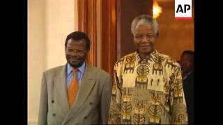 SOUTH AFRICA: MANGOSUTHU BUTHELEZI IS SWORN IN AS ACTING PRESIDENT