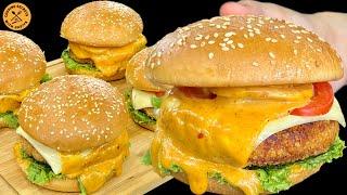 Chicken Burger Patties Recipe | Chicken Burger Patty | Chicken Patties | Frozen Food For Lunch Box