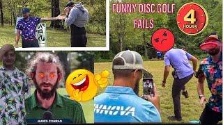 4 HOURS OF THE FUNNIEST DISC GOLF FAILS  (COMPILATION)  (vol. 3)