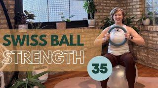 217. Sweet Swiss Ball Exercises For a Strong Back & Core