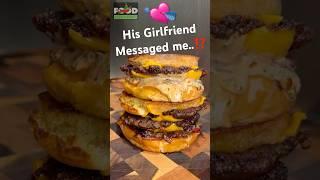 Five Guys Patty Melt Burger  ‍️  #cooking #recipe #foodasmr #food