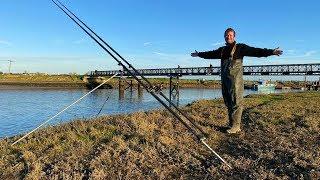 Fishing A MUDDY RIVER For Small Sea Fish!