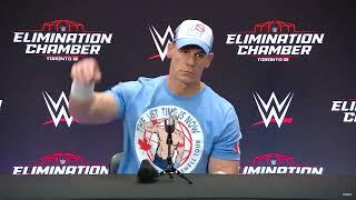 #JohnCena just dropped the mic and walked out on the presser after #WWEChamber!!!