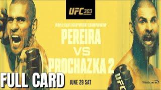 UFC 303 - PEREIRA VS. PROCHAZKA 2 FULL CARD PREVIEW & PREDICTIONS