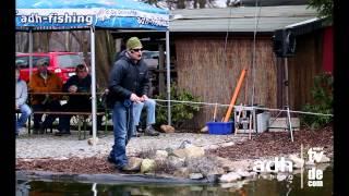 adh-fishing TV Wurfshow mit Christopher Rownes auf der Fliegenfischer Messe