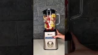 #short Fresh Smoothie with Pineapple  Strawberries  Bananas  Ice  #ASMR