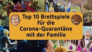 Top 10 Brettspiele für die Corona-Quarantäne mit der Familie