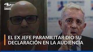 Salvatore Mancuso habla en juicio contra expresidente Álvaro Uribe