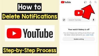 Verwijder alle meldingen YouTube | Verwijder YouTube-meldingsgeschiedenis | Duidelijke melding YouTube