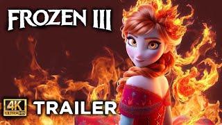 FROZEN 3 (2024) Anna with fire | Offcial Trailer | Disney Animation [4K] FIRST LOOK Trailer Concept