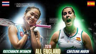 Carolina Marin(SPN) vs Ratchanok Intanon(THA) Badminton Highlights | Crazy All England 2016