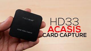 การ์ดแคปเจอร์ Acasis HD33 Capture Card