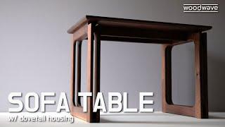 [제작영상ep.02] - 소파테이블 만들기/ 도브테일 하우징/ Sofa Table w/stopped dovetail housing