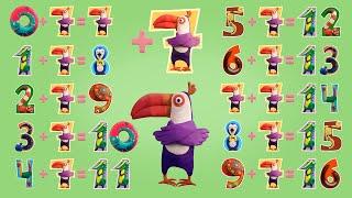 123 Clay Tale - Learn Addition +7 with Clay Animals! | Multhouse Studio Games