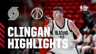 Donovan Clingan Highlights | Trail Blazers vs. Washington Wizards | July 16, 2024