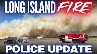 MAJOR FIRE!! Long Island. POLICE UPDATE!! Evacautions. Hamptons. New York. LIVE.