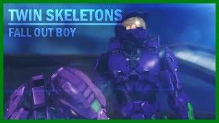 Red vs Blue - AMV -  Twin Skeletons - North and South Dakota