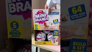 [ASMR] Unboxing Mini Brands Home  FULL VIDEO UP NOW! #minibrands #asmr #unboxing #shorts