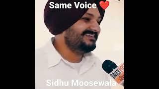 Sidhu Moosewala Duplicate Same Voice ️#295#sidhumoosewala#shorts