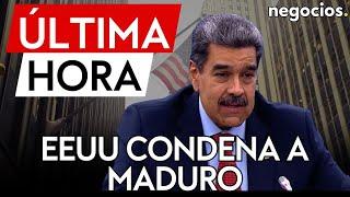 ÚLTIMA HORA | EEUU condena a Maduro y confirma su apoyo a Venezuela