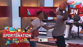 Markelle Fultz Goes One-On-One With Marcellus Wiley | SportsNation | ESPN