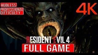 RESIDENT EVIL 4 REMAKE Full Gameplay Walkthrough - No Commentary Professional Difficulty 4K