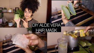 DIY ALOE VERA MASK | Detailed Tutorial + Application | Naturally Sage