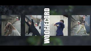 Movements of 4 female modern dancers