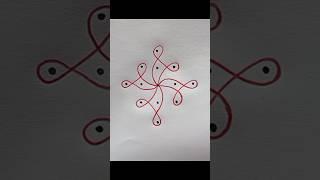 5*1 dot kolam//simple kolam//rangoli//easy kolam #trending #muggulu #kolam #rangoli