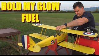 De Havilland 82A Tiger Moth balsa RC plane & OS FS 40 four stroke FLIGHT REVIEW