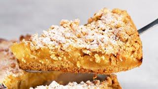 APPLE CRUMBLE PIE. Easy crunchy delicious dessert. Recipe by Always Yummy!